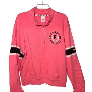PINK Victoria's Secret Bright Pink Zip-Up